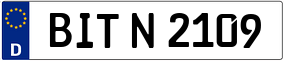 Truck License Plate